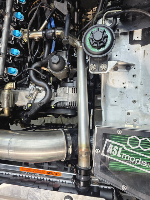 Stainless Top Coolant Pipe kit - Gu Patrol M57