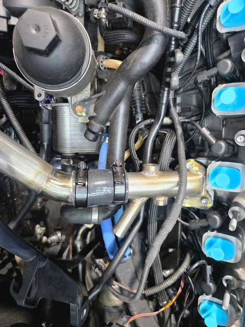 Stainless Top Coolant Pipe kit - Gu Patrol M57