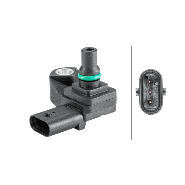 BMW 3.0D N57 Intake Manifold Pressure Sensor HELLA 6PP 358 152-401 13627804742