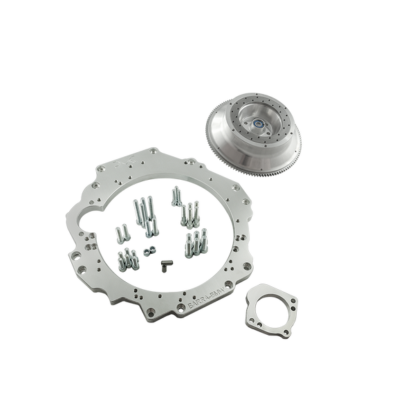 PMC Motorsport Adapter Kit Ford Barra - BMW E60 530D M57n GS5-39DZ HGD JGA HGA 6-speed - 184mm / 7.25" (P)