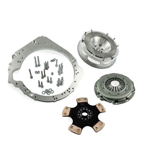 PMC Motorsport Adapter kit Honda K K20 K24 - BMW M57N M57N2 6-speed HGD JGA HGA - 240mm / 9.45"