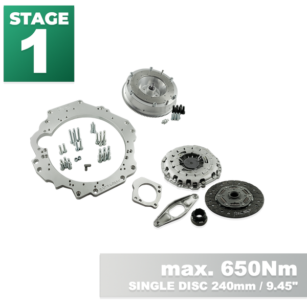PMC Motorsport STAGE 1 Ford Barra - BMW M57N2 6-speed HGU HGK / N54 - 240mm / 9.45"
