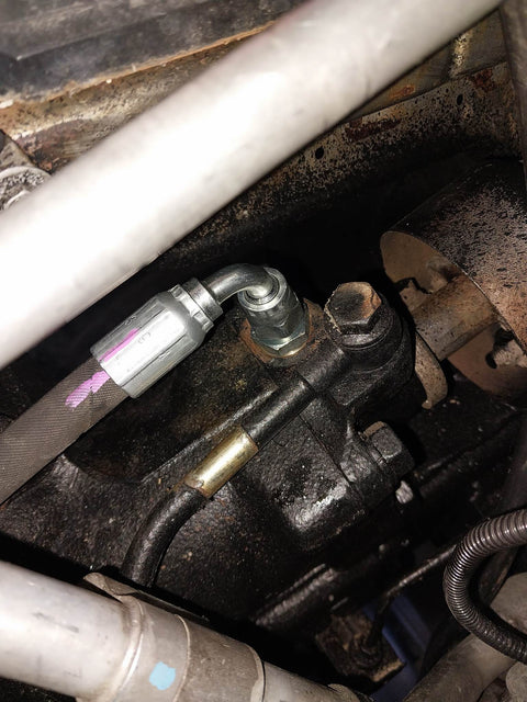 M57 to Nissan Patrol Power Steering Hose