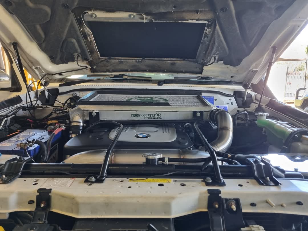 GU M57N M57n2 4" intake cross over pipe