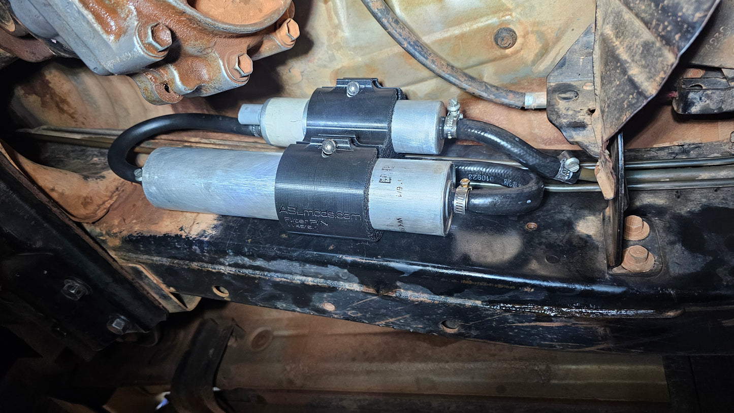 M57 fuel pump and filter mount