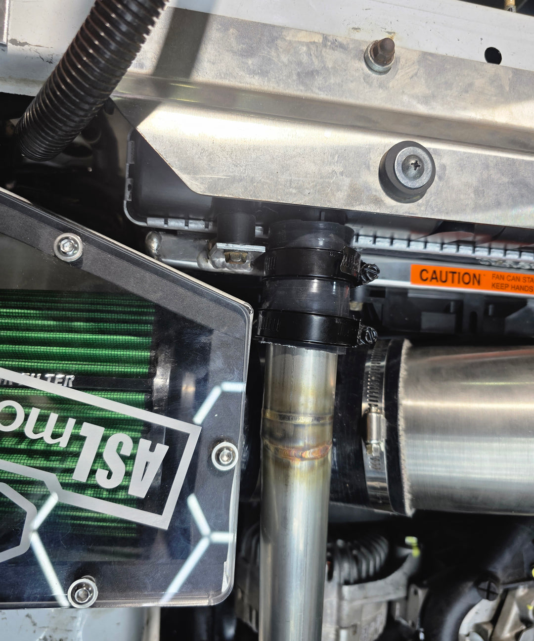 Cross Country Top Mount GU Ultimate Intercooler Custom BMW M57 conversion - Raw