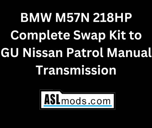 BMW M57N 218HP Complete Swap Kit to GU Nissan Patrol Manual Transmission