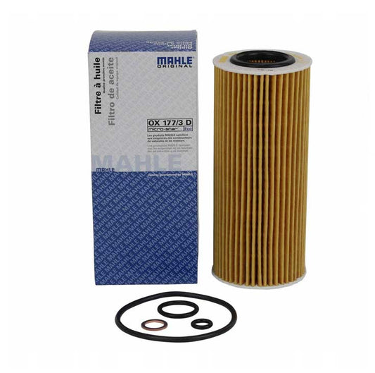 BWW Engine Oil Filter for M57 M57N M57N2 - MAHLE OX177/3D