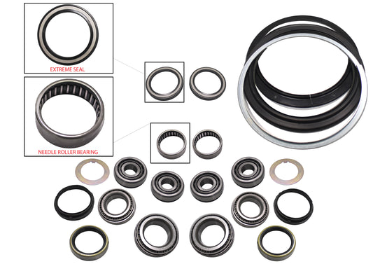 Roadsafe SHWBJ14 Swivel Hub Kit for Nissan Patrol GU