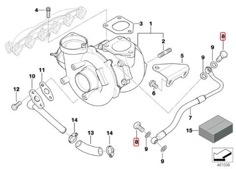 Genuine Banjo Bolt for BMW M57N & M57N2