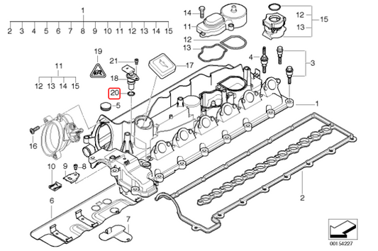 Genuine BMW Camshaft Position Sensor O-Ring for M57
