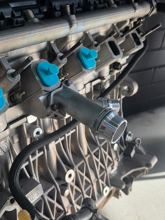 M57 Aluminum Top Radiator Hose Outlet