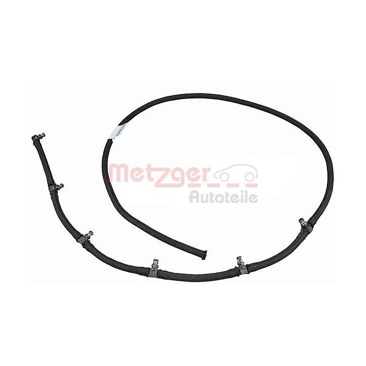 BMW 3.0D M57N Fuel Overflow Hose METZGER 0840122 13537799179