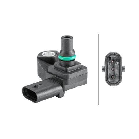 BMW 3.0D N57 Intake Manifold Pressure Sensor HELLA 6PP 358 152-401 13627804742