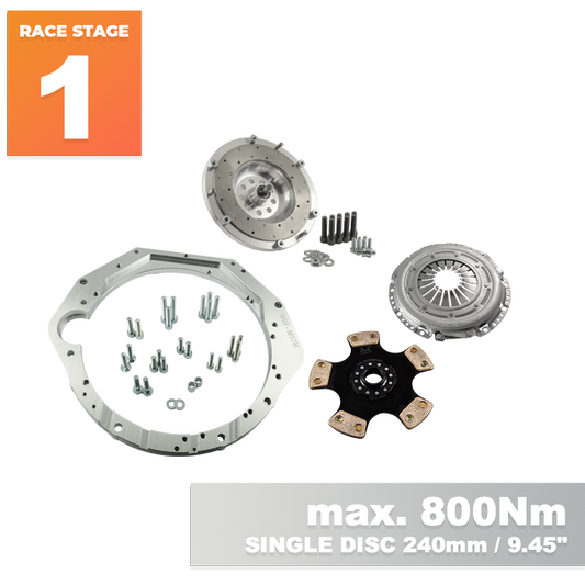 PMC Motorsport RACE STAGE 1 BMW V8 M60 - BMW M57N2 6-speed HGU HGK - 240mm / 9.45"