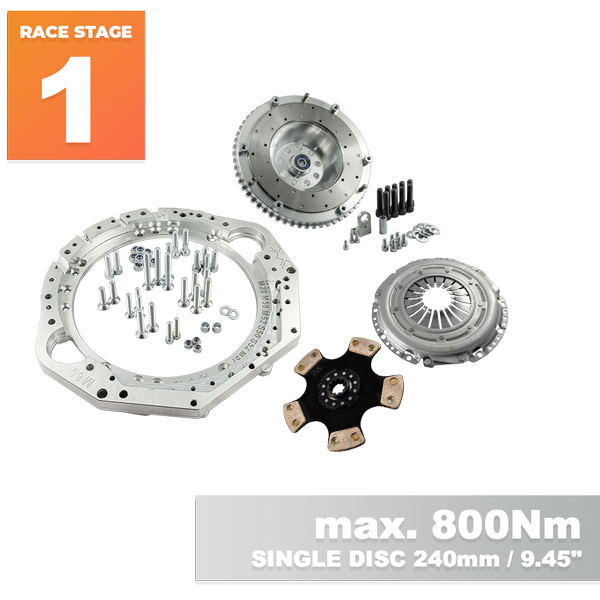 PMC Motorsport RACE STAGE 1 BMW V8 M62 - BMW M57 / E46 S54 M3 - 240mm / 9.45"