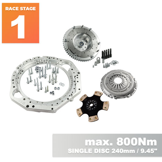 PMC Motorsport RACE STAGE 1 BMW V8 M62 - BMW M57 / E46 S54 M3 - 240mm / 9.45"