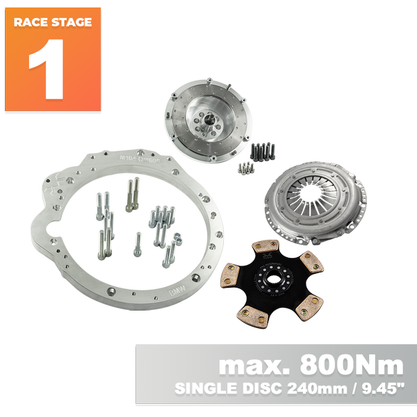 PMC Motorsport RACE STAGE 1 Mercedes-Benz M104 - BMW M57N2 6-speed HGU HGK / N54 - 240mm / 9.45"