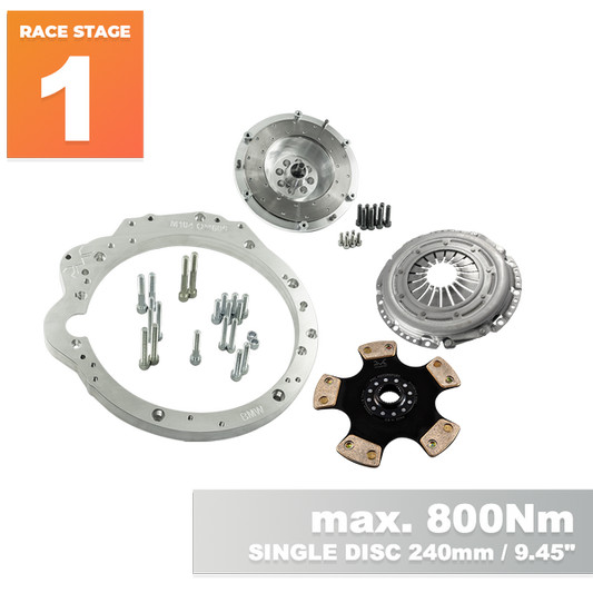 PMC Motorsport RACE STAGE 1 Mercedes-Benz M104 - BMW M57N2 6-speed HGU HGK / N54 - 240mm / 9.45"