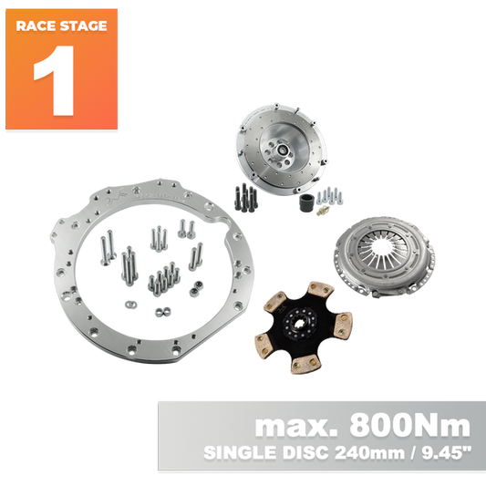 PMC Motorsport RACE STAGE 1 Mercedes-Benz M112 M113 M113K - BMW M50 S50 M52 S52 M54 - 240mm / 9.45"