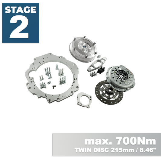 PMC Motorsport STAGE 2 Ford Barra - BMW M57N ZF GS6-53DZ HGD JGA - 215mm / 8.46"