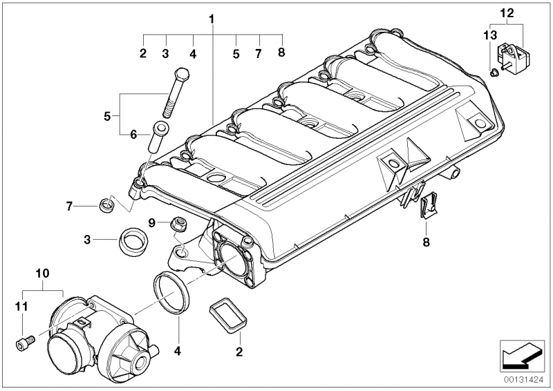 m57 Map Sensor Seal Gasket