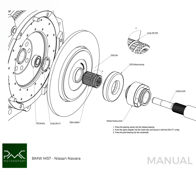 PMC Motorsport STAGE 1 BMW M57 3.0 - Nissan Navara YD25 DDTi