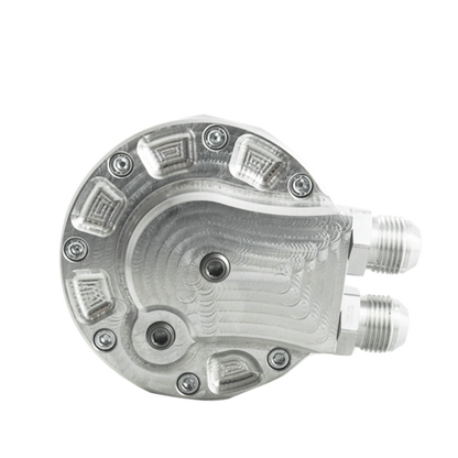 Oil filter lid (cap) with oil cooler fittings and 2 sensor ports BMW M52 M54 M56